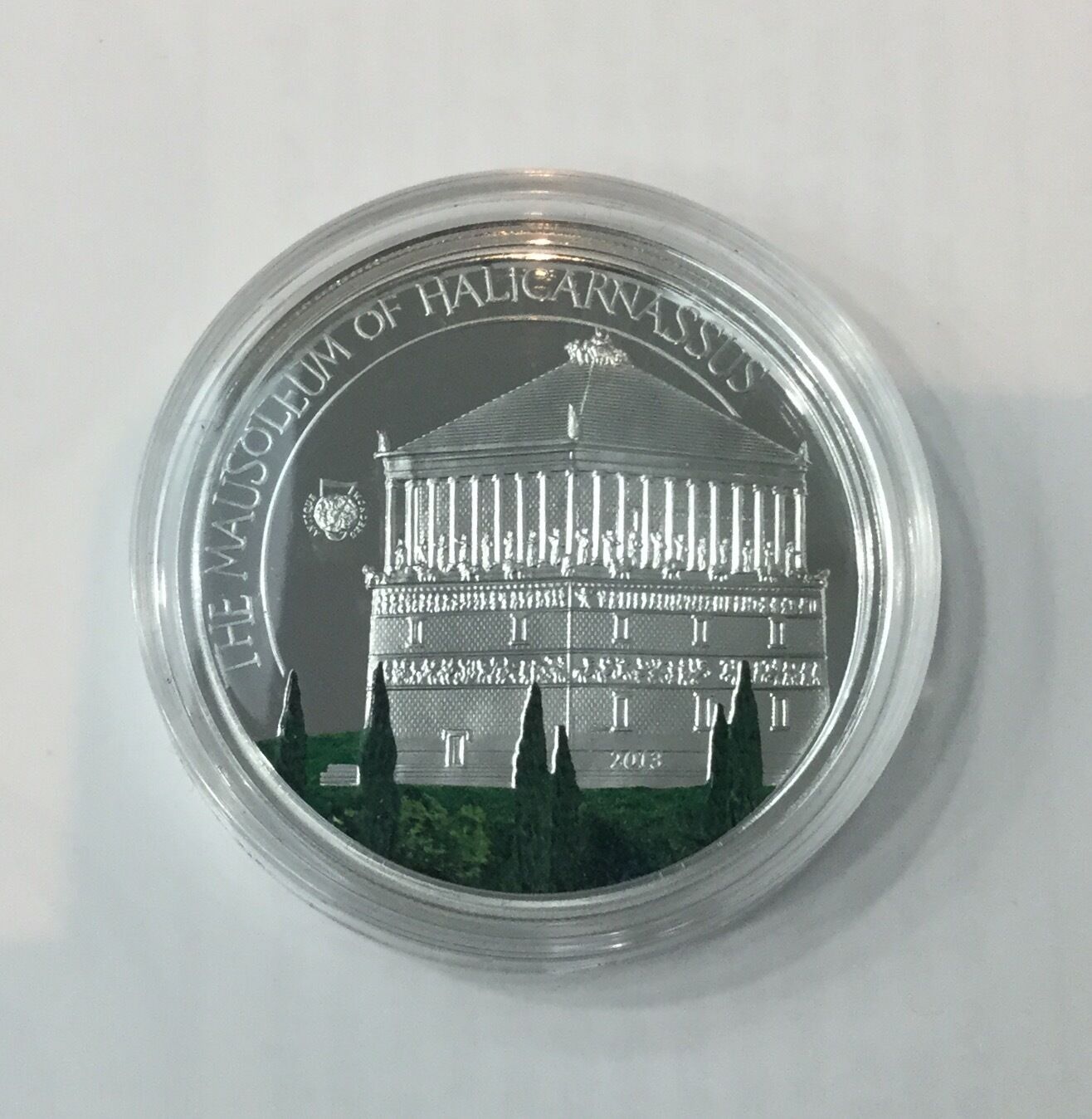 13RÉPUBLIQUE Of Palau Mausoleum of Halicarnassus $5 Proof Silver 2013