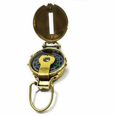 Nauticalmart Marine Brass Lensatic Hiking Compass Military Camping Compasses