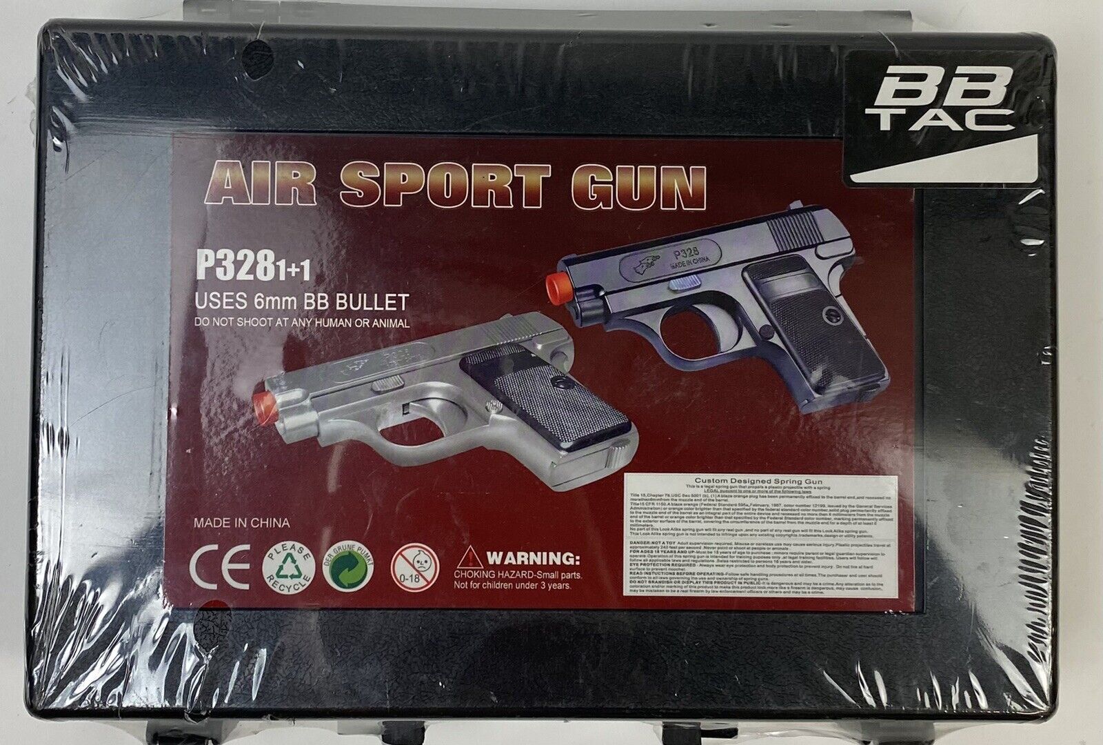 Bbtac P328 1+1 Spring Pocket Pistols