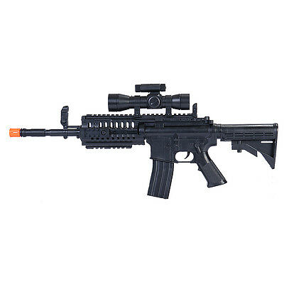 M4 Airsoft Gun A1 M16 Tactical Assault Spring Special Ops Carbine Scope Laser