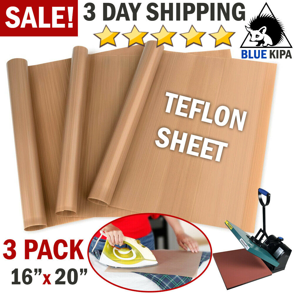 3 Ptfe Teflon Sheet For Iron Heat Press Transfer Paper Art Craft Supplies Sewing