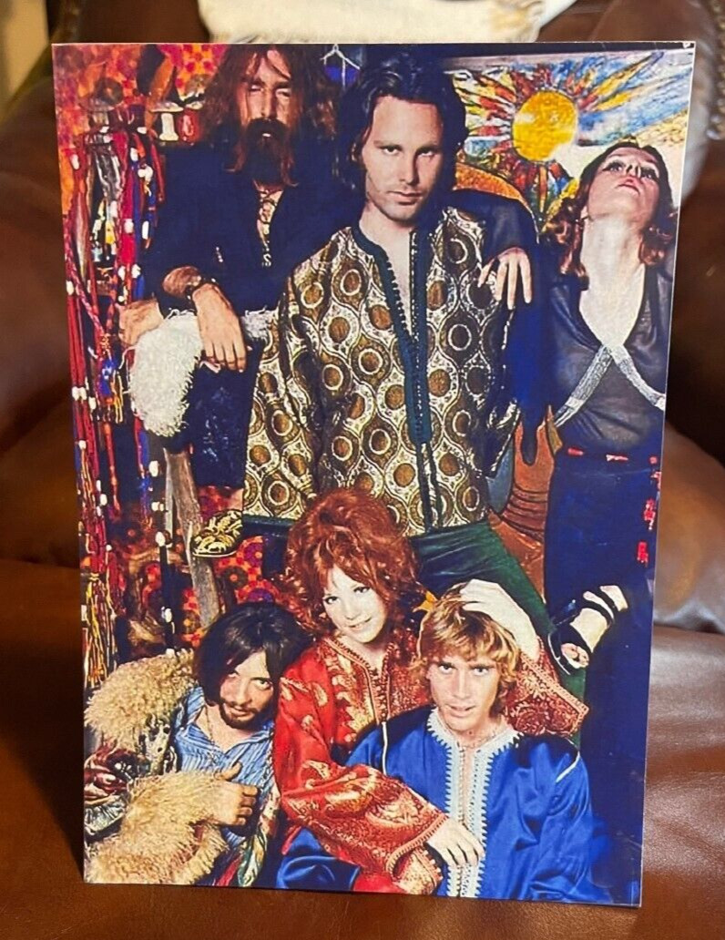The Doors Jim Morrison & Pamela Courson At Themis Tabletop Standee 10.25"x 7.25"
