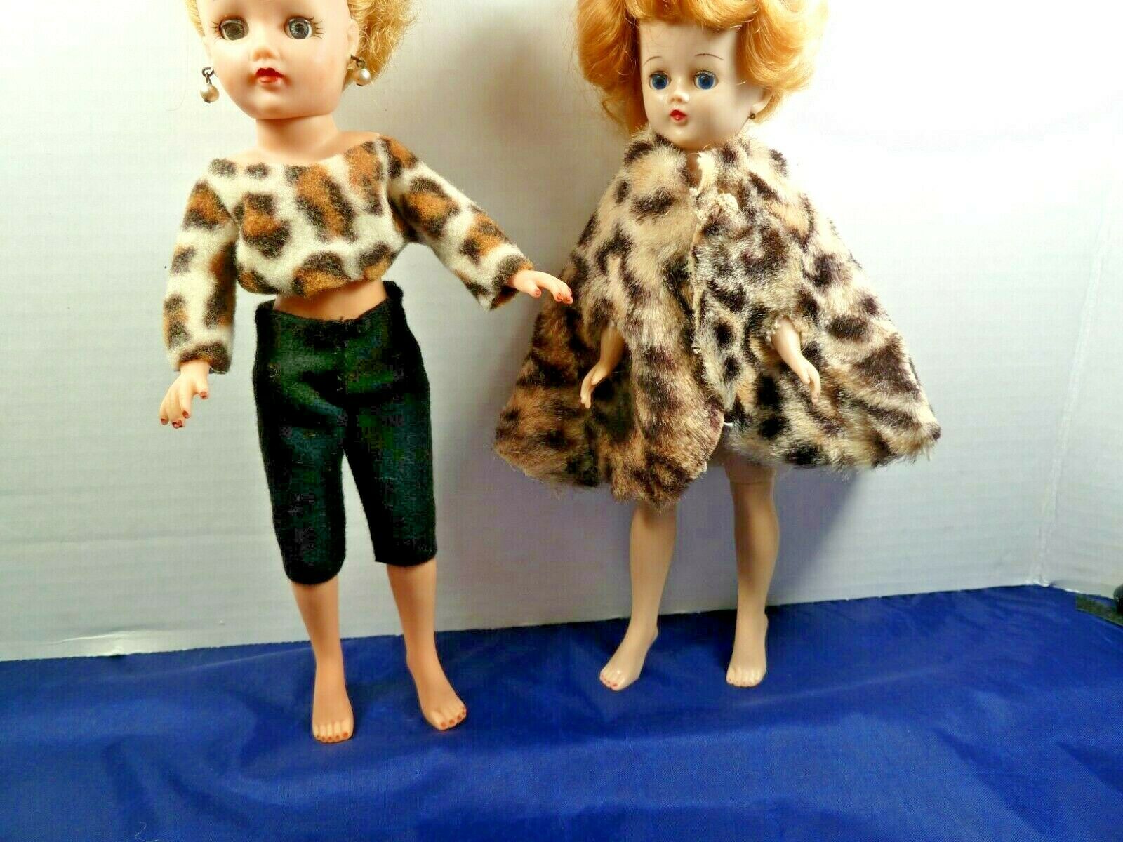 Vintage Leopard Print Set Cape Pants Top for Jill Little Miss Revlon NO DOLLS