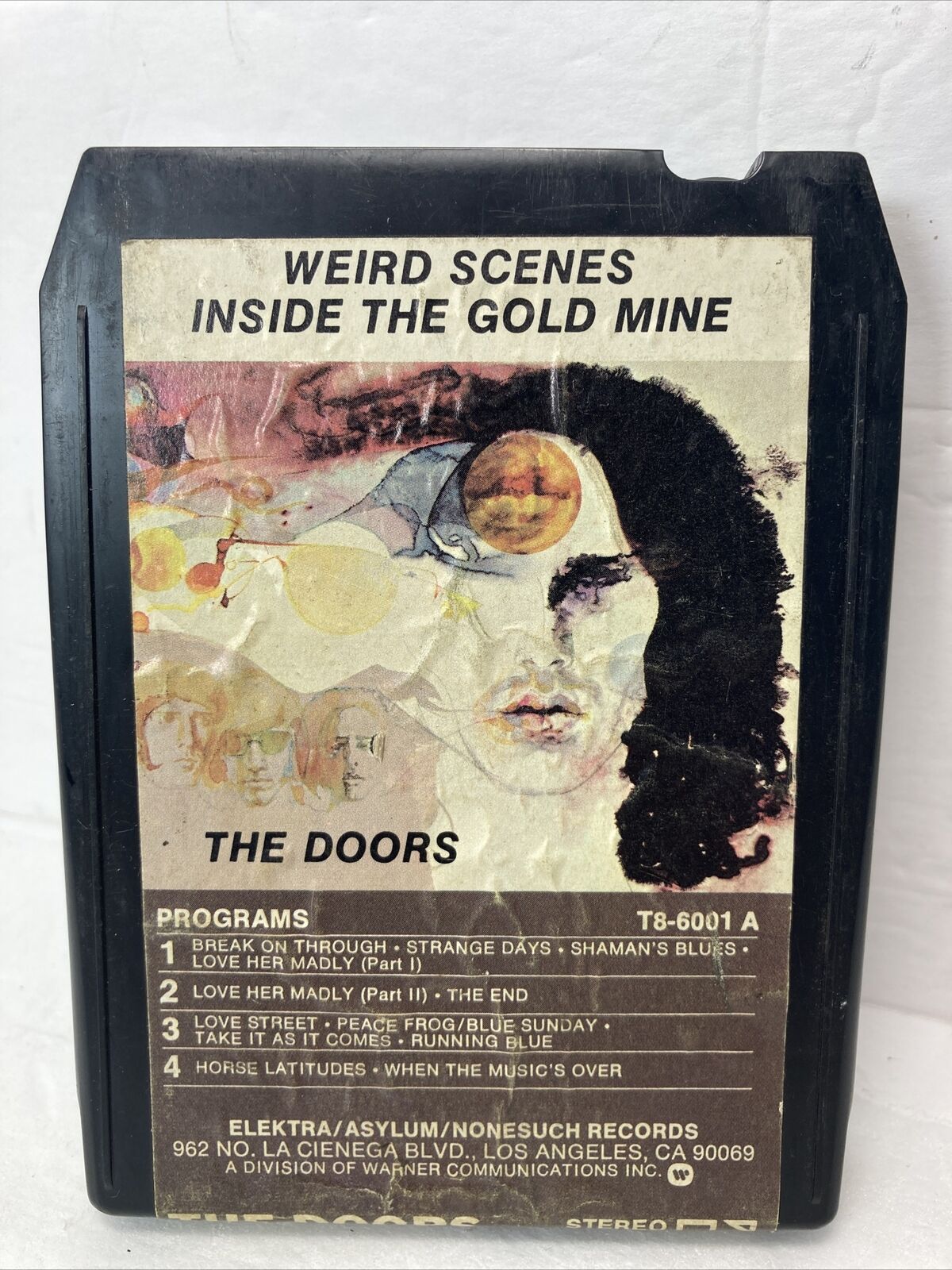 Rare The Doors Weird Scenes Inside The Gold Mine 8 Track T8-6001 Black Shell