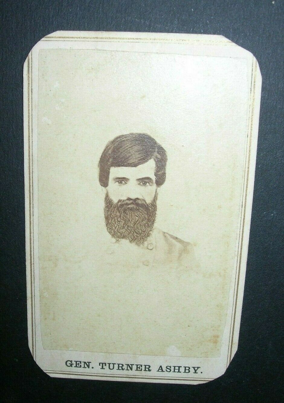 Confederate Cdv Gen. Turner Ashby, 7th Va Cavalry, Killed In Action 1862