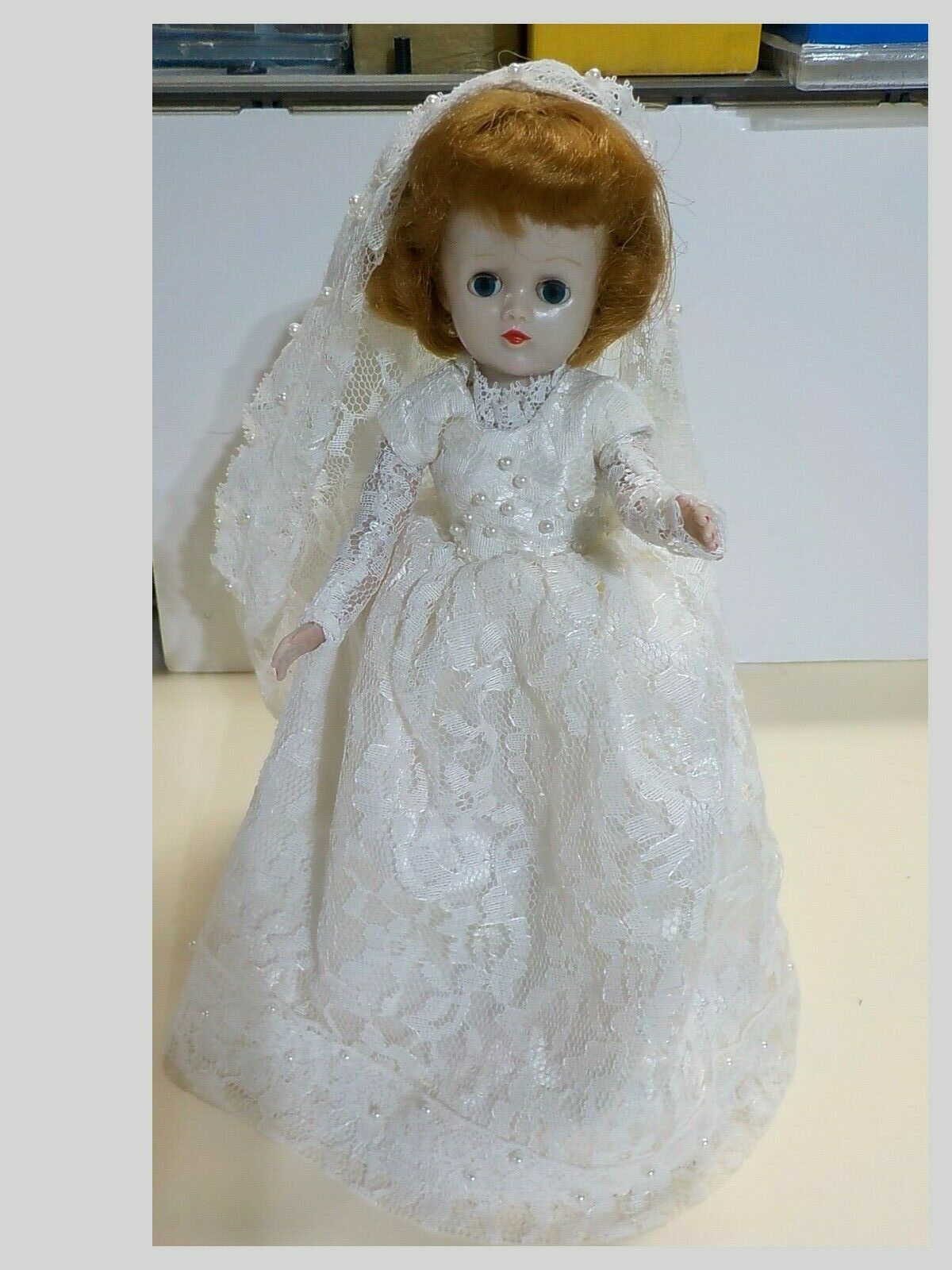 1958 Vogue Jill Doll In Gorgeous Beaded Wedding Gown