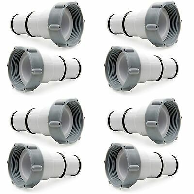 Intex Replacement Hose Adapter w/ Collar for Threaded Connection Pumps (4 Pack)