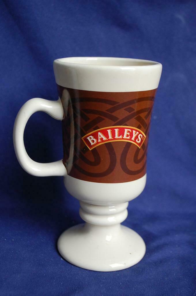 Bailey's Irish Cream Footed Pedestal Ceramic Coffee Mug Cup Liqueur