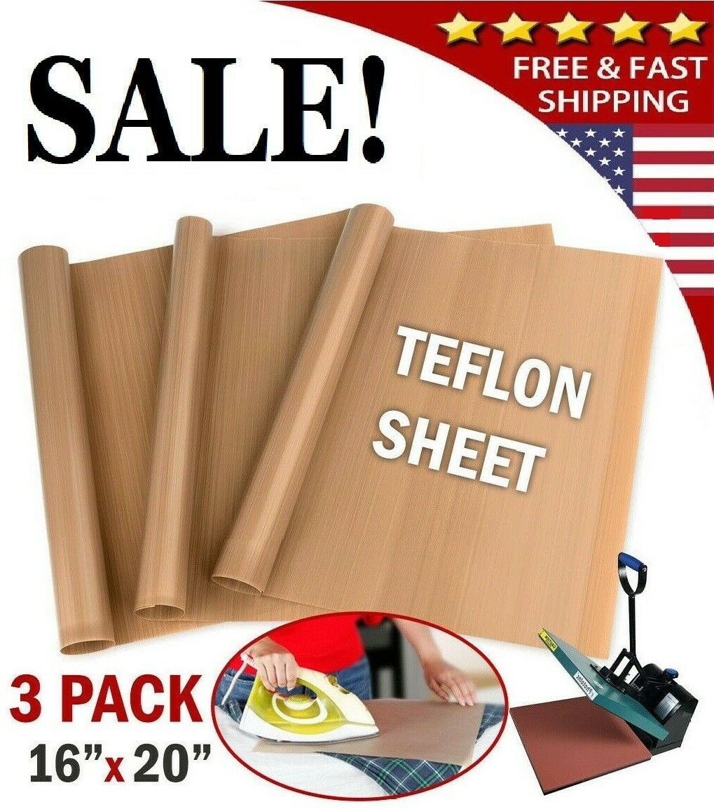 Teflon Sheets For Heat Press Transfer Non Stick Iron Resistant High Quality Cook